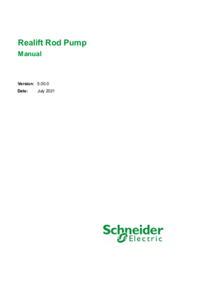 イメージ Realift Rod Pump Manual Version 5.00.0