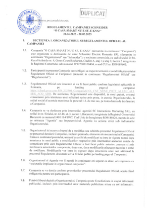 Imagine a Regulament campanie KNX