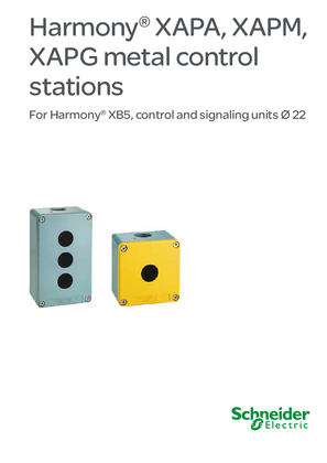 Image of Harmony XAPA, XAPM, XAPG metal control stations
