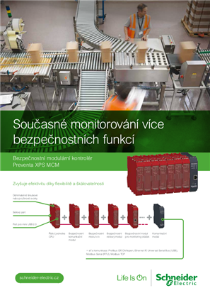 Obrázek Bezpecnostní modulární kontrolér Preventa XPS MCM