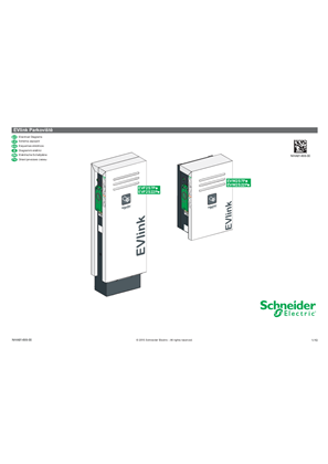 Obrázek Nabíjecí stanice Evlink Parking - schéma zapojení