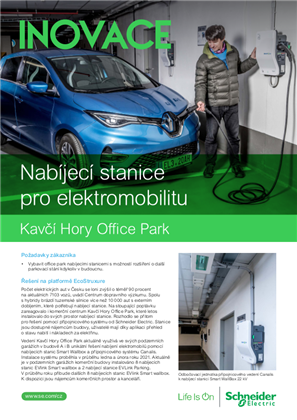 Obrázek Nabíjecí stanice pro elektromobilitu - Kavčí Hory Office Park