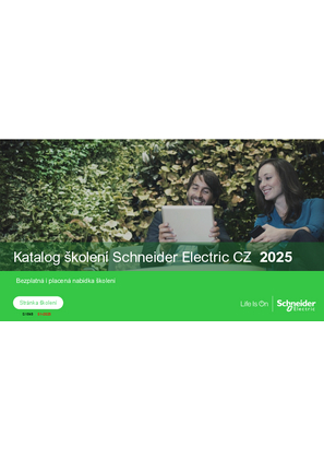 Obrázek Bezplatná i placená nabídka školení Schneider Electric Česká Republika.