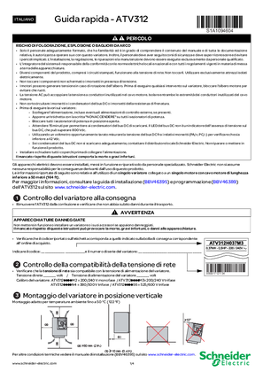 Immagine di 1) ATV312 Guida rapida