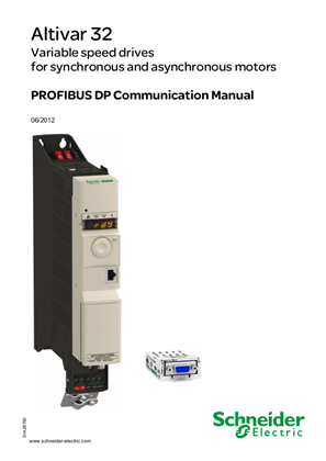 Image of ATV32 PROFIBUS DP manual: VW3A3607