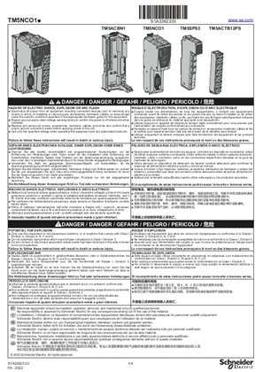 的映像 TM5NCO.. CANopen Electronic Interface Module, 说明书