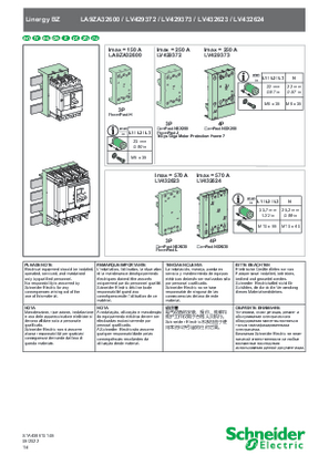 Image of Linergy BZ - Busbar Plate - Instruction sheet