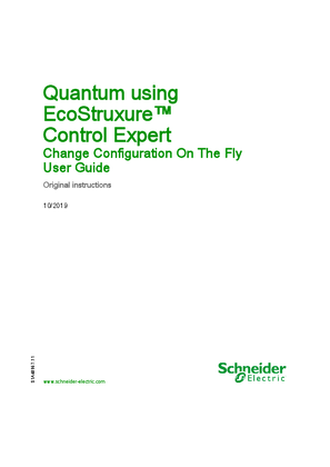 Image of Quantum using EcoStruxure™ Control Expert - Change Configuration On The Fly, User Guide