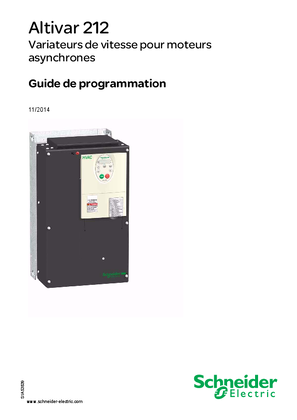 Image de ATV212 Guide de programmation