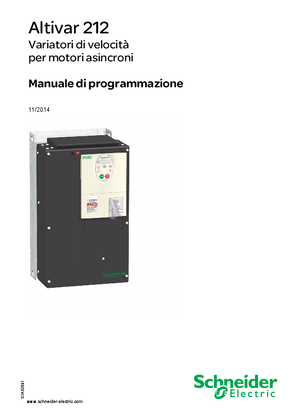Immagine di ATV212 Manuale di programmazione