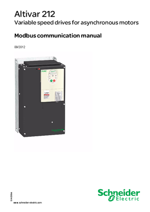 Image of ATV212 Modbus manual