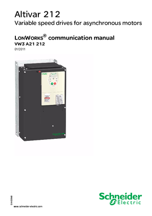 的映像 ATV212 LonWorks manual - VW3A21212