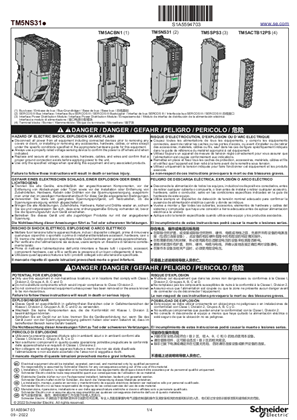 Slika korisnika TM5NS31 Sercos bus interface module, Instruction Sheet