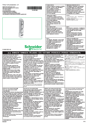Obraz FuPacT - ISFL 250 / 400 / 630 3P - Instruction sheet