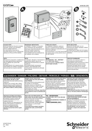 Kép GV3PC - Enclosure for TeSys GV3 - Instruction Sheet