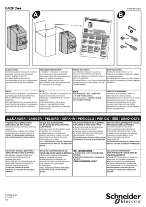 Podoba osebe GV2PC - Enclosure for TeSys GV2-Instruction Sheet