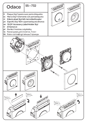 Billede af USER MANUAL ACCESSORY LABEL HOLDER