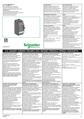Image de ComPact NSX100-160 2P AC/DC - Disjoncteur/Interrupteur-sectionneur - Notice de montage