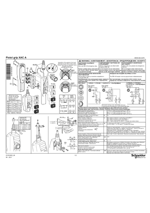 Bild av XAC A... Pendant control stations with intuitive operation (Pistol Grip), Instruction Sheet (EN)