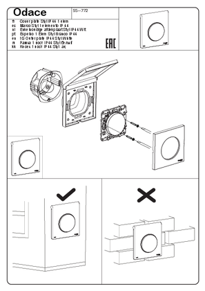 Image de Cover plate Styl IP44 1 elem