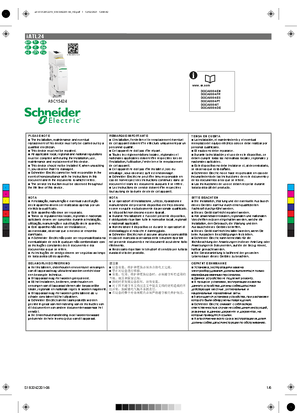 Kujutis Acti9 iATL24 (A9C15424) - Instruction Sheet