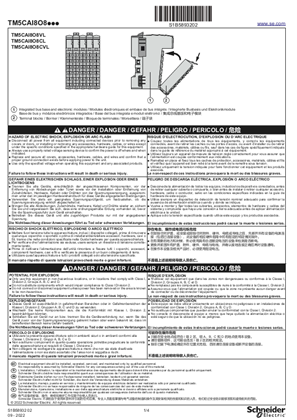 Image of TM5CA... Analog Compact Blocks, Instruction Sheet
