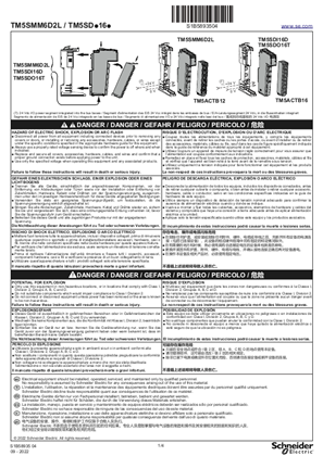 Slika korisnika TM5SMM6D2L / TM5SD.16. Digital / Analog Mixed I/O Electronic Module, Instruction Sheet