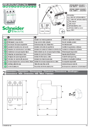 Bild von iPRD 40r PV (Typ 2) Überspannungsableiter - Gebrauchsanweisung