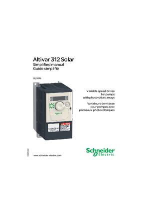 Image of ATV312 Solar - simplified manual