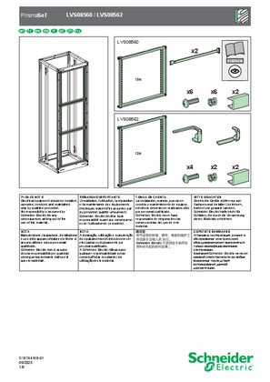 Image de Front plates for 10 or 12 modules- Notice de montage