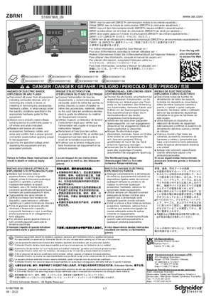 Image of ZBRN1 Standard Harmony Hub, Instruction Sheet