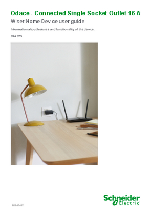 Image de Odace Connected Single Socket Outlet 16 A - Device user guide (Wiser Home)