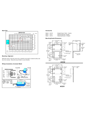 SC656ABV0FP Superprox Flat Profile Configurable Sensor - Voltage Output