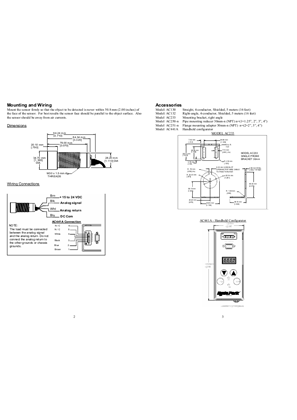 SC906A-1V0 Superprox Ultrasonic Analog Output Sensor