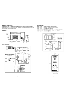 SC950A-100S Superprox Ultrasonic Proximity Sensor
