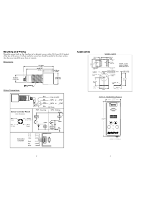 SC950A-800 Superprox Ultrasonic Proximity Sensor