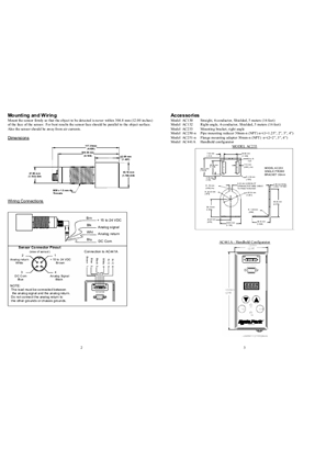 SC956A-8C0 Superprox Ultrasonic Analog Output Sensor