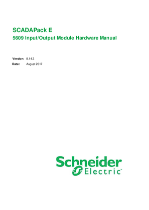 Image of SCADAPack 5609 Hardware Manual