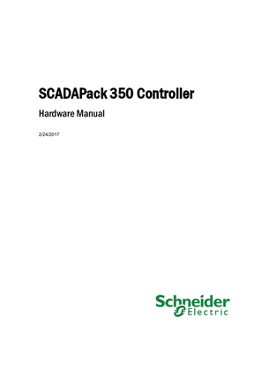 Image of SCADAPack 350 User Manual