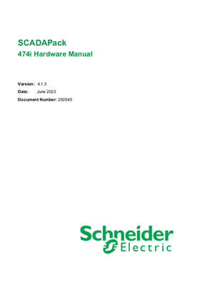 Image of SCADAPack 474i Hardware Manual