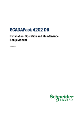 Image of SCADAPack 4202 DR User Manual