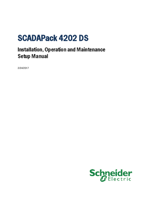 的映像 SCADAPack 4202DS User Manual