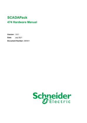 Imagen de SCADAPack 474 Hardware Manual