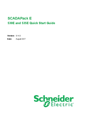 Image of SCADAPack 530E_535E Quick Start Guide
