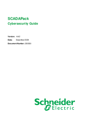 Изображение на SCADAPack Cybersecurity Guide