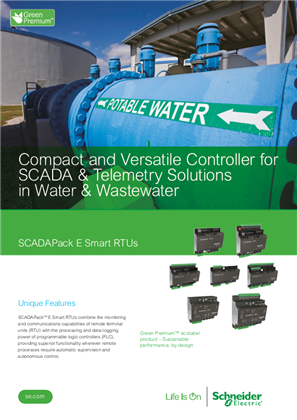 Image of SCADAPack E Consolidated Datasheet A4