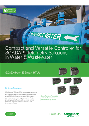 Image of SCADAPack E Consolidated Datasheet Letter