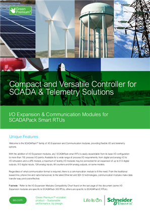 Imagen de SCADAPack IO Expansion Communication Modules Consolidated A4