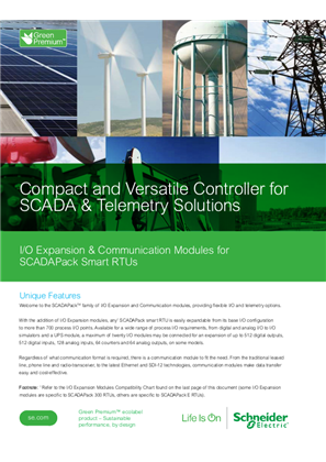 Image of SCADAPack IO Expansion Communication Modules Consolidated Letter