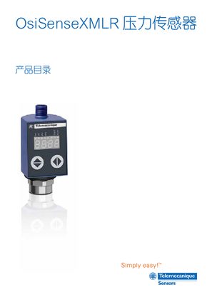的映像 OsiSense XMLR 压力传感器 产品目录